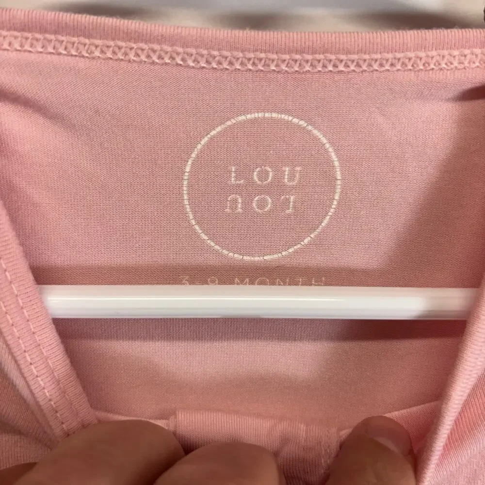 Lou Lou & Co Pink Knotted Gown Size 3-9 Months Bamboo